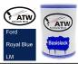 Preview: Ford, Royal Blue, LM: 500ml Lackdose, von ATW Autoteile West.